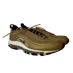 Nike Air Max 97 OG GS Womens Size 9.5 Metallic Gold